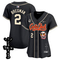 Women’s Houston Cactus Jack Patch Vapor Premier Limited Jersey – Stitched