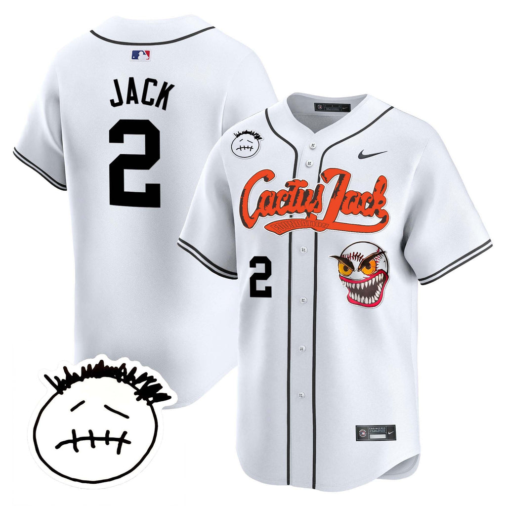 Men’s Houston Cactus Jack Patch Vapor Premier Limited Jersey V3 – Stitched