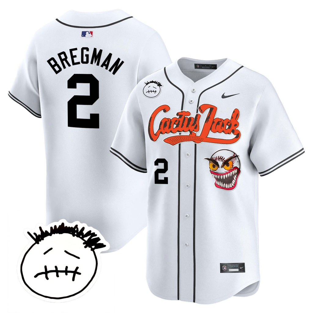 Men’s Houston Cactus Jack Patch Vapor Premier Limited Jersey V3 – Stitched