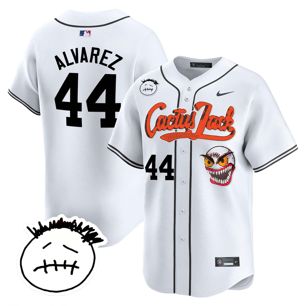 Men’s Houston Cactus Jack Patch Vapor Premier Limited Jersey V3 – Stitched