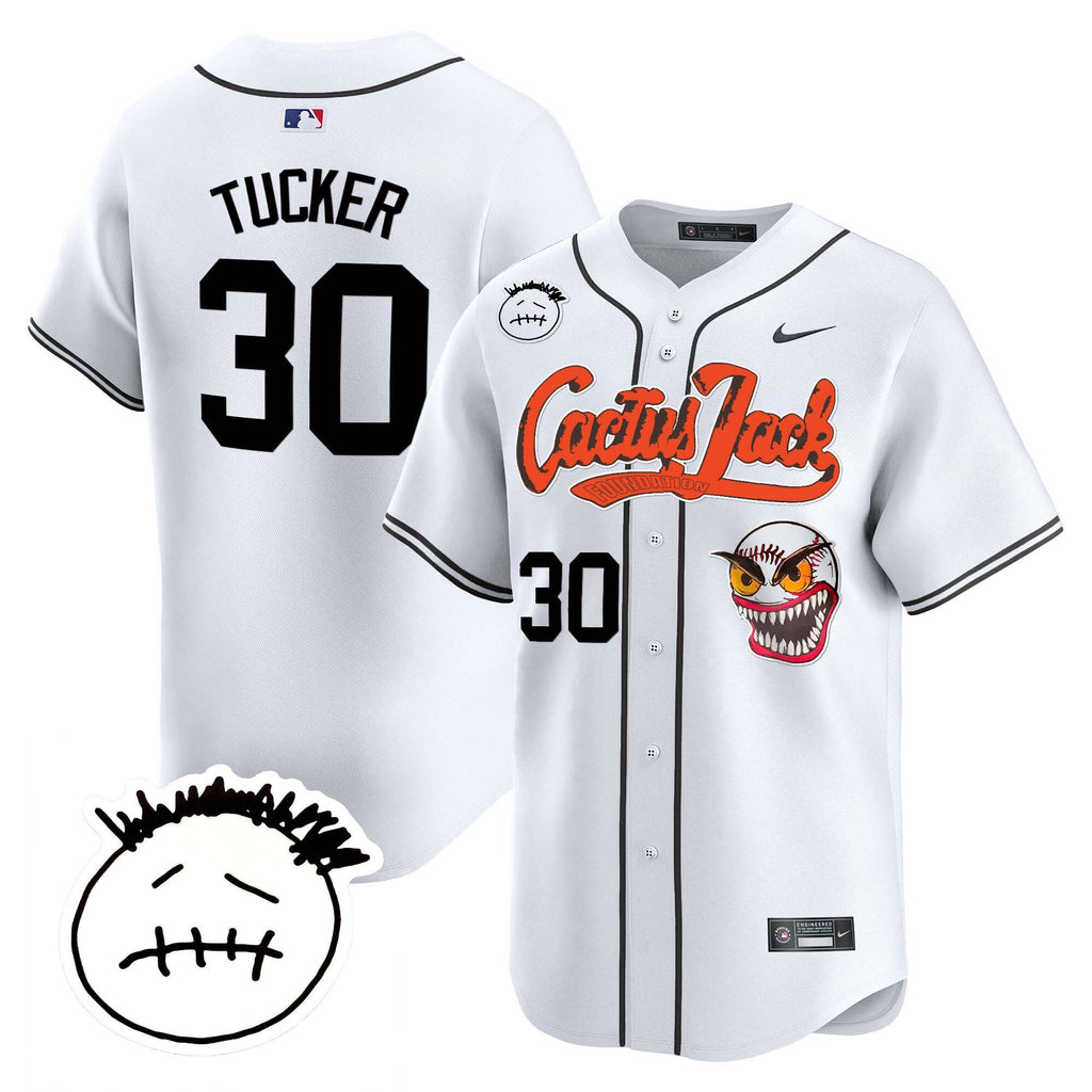 Men’s Houston Cactus Jack Patch Vapor Premier Limited Jersey V3 – Stitched