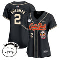 Women’s Houston Cactus Jack Patch Vapor Premier Limited Jersey V3 – Stitched