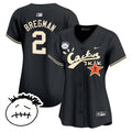 Women’s Houston Cactus Jack Patch Vapor Premier Limited Jersey V4 – Stitched