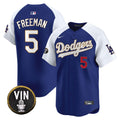 Men’s Vin Scully Patch Gold Trim Vapor Premier Limited Jersey
