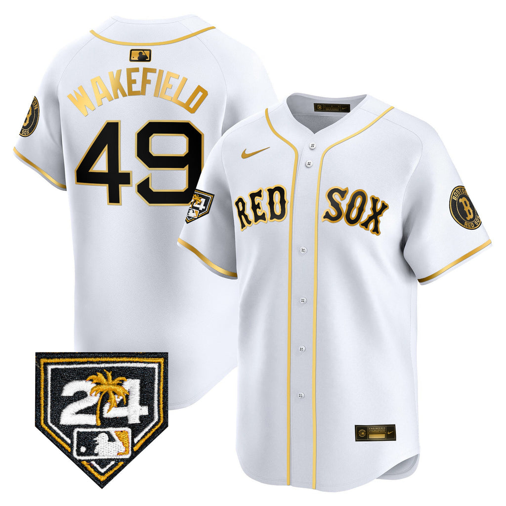 Men’s Boston 2024 Spring Training Patch Vapor Premier Limited Jersey