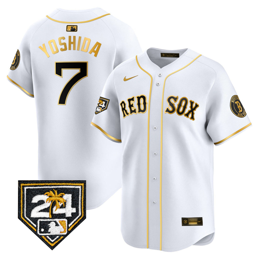 Men’s Boston 2024 Spring Training Patch Vapor Premier Limited Jersey