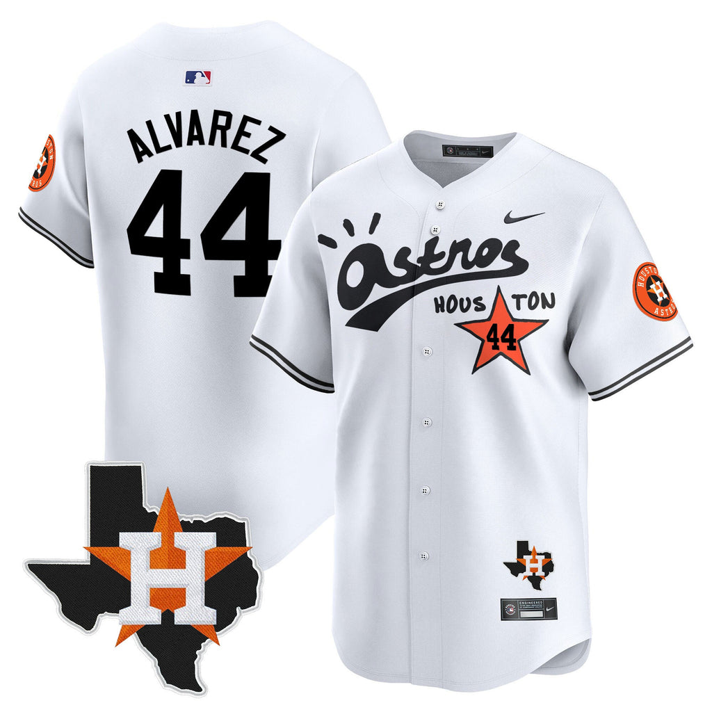 Men’s Houston Cactus Jack Style Vapor Premier Limited Jersey – Stitched