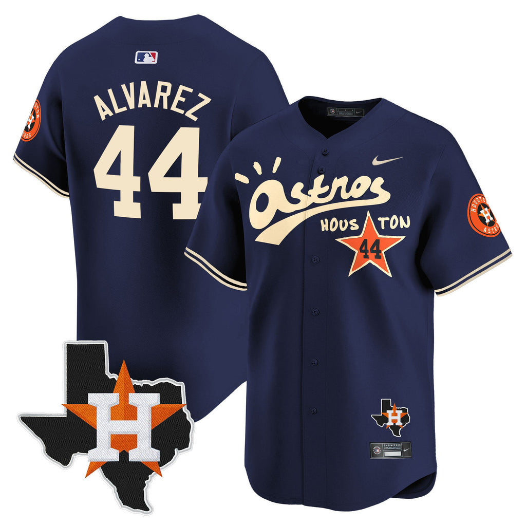 Men’s Houston Cactus Jack Style Vapor Premier Limited Jersey – Stitched