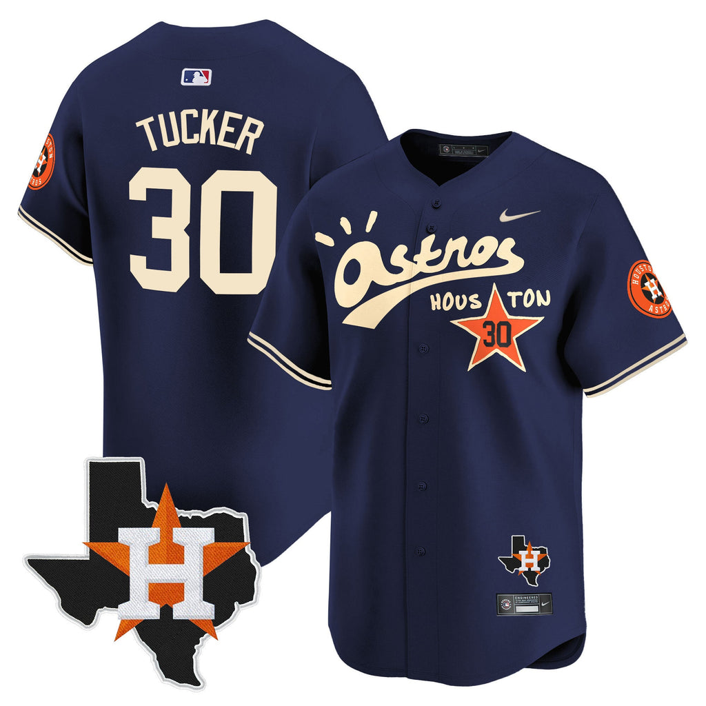 Men’s Houston Cactus Jack Style Vapor Premier Limited Jersey – Stitched