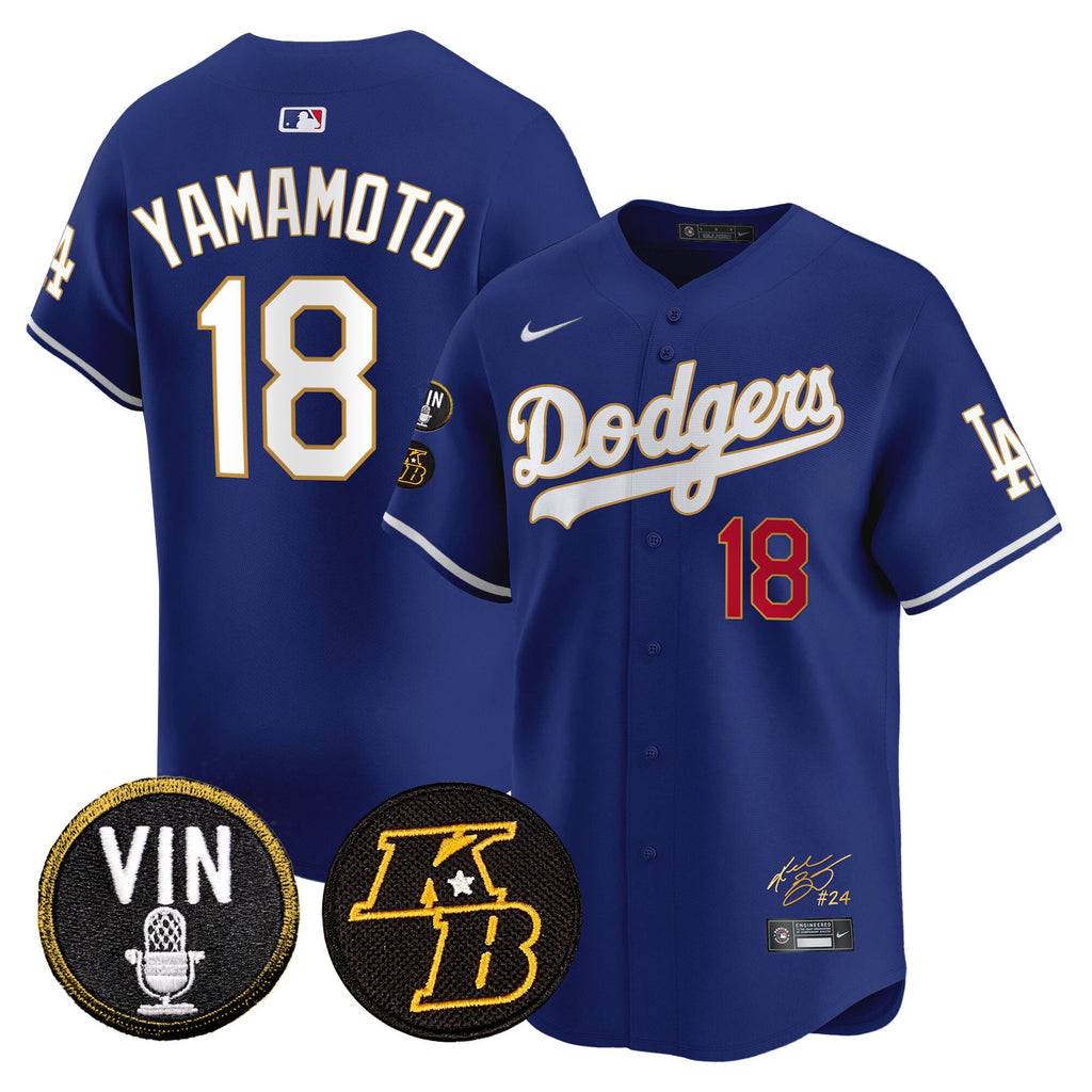 Men’s Vin Patch & Kobe Bryant Signature Vapor Premier Limited Jersey