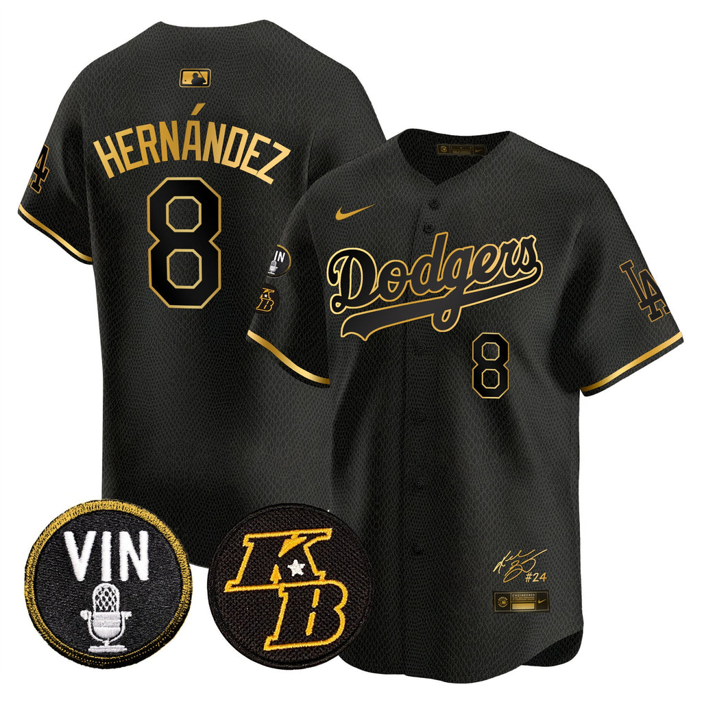 Men’s Vin Patch & Kobe Bryant Signature Vapor Premier Limited Jersey
