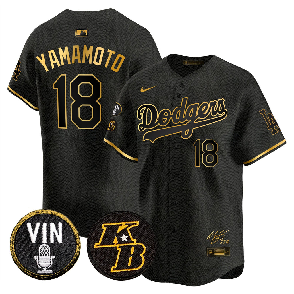 Men’s Vin Patch & Kobe Bryant Signature Vapor Premier Limited Jersey