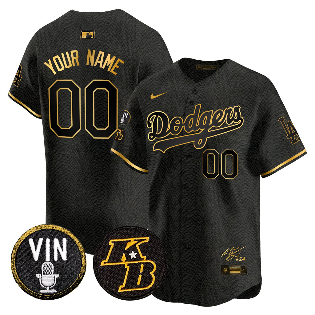 Vin Patch & Kobe Bryant Signature Vapor Premier Limited Custom Jersey