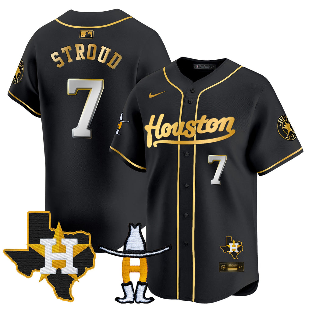 Men’s Houston Houston Rodeo Patch Vapor Premier Limited Jersey