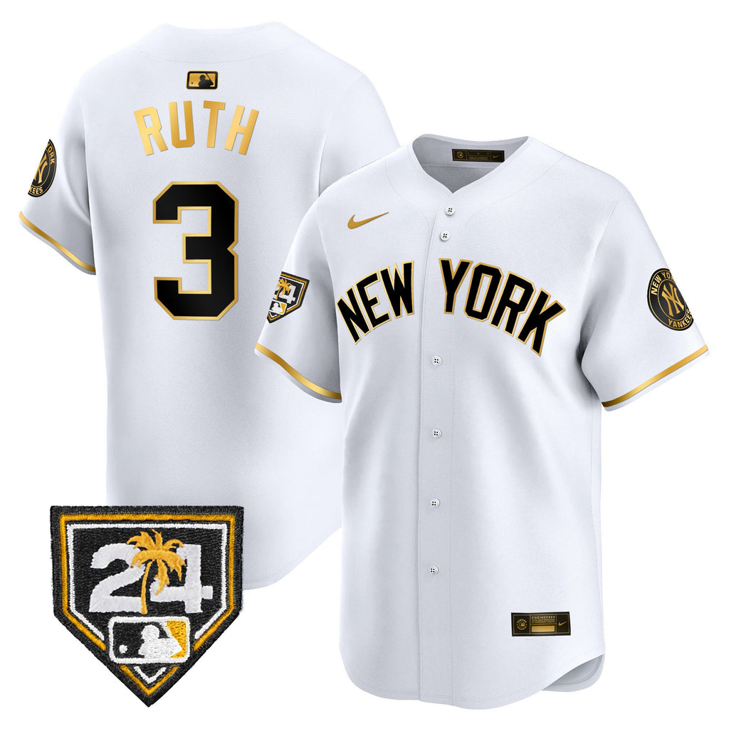 Men’s New York 2024 Spring Training Patch Vapor Premier Limited Jersey V3