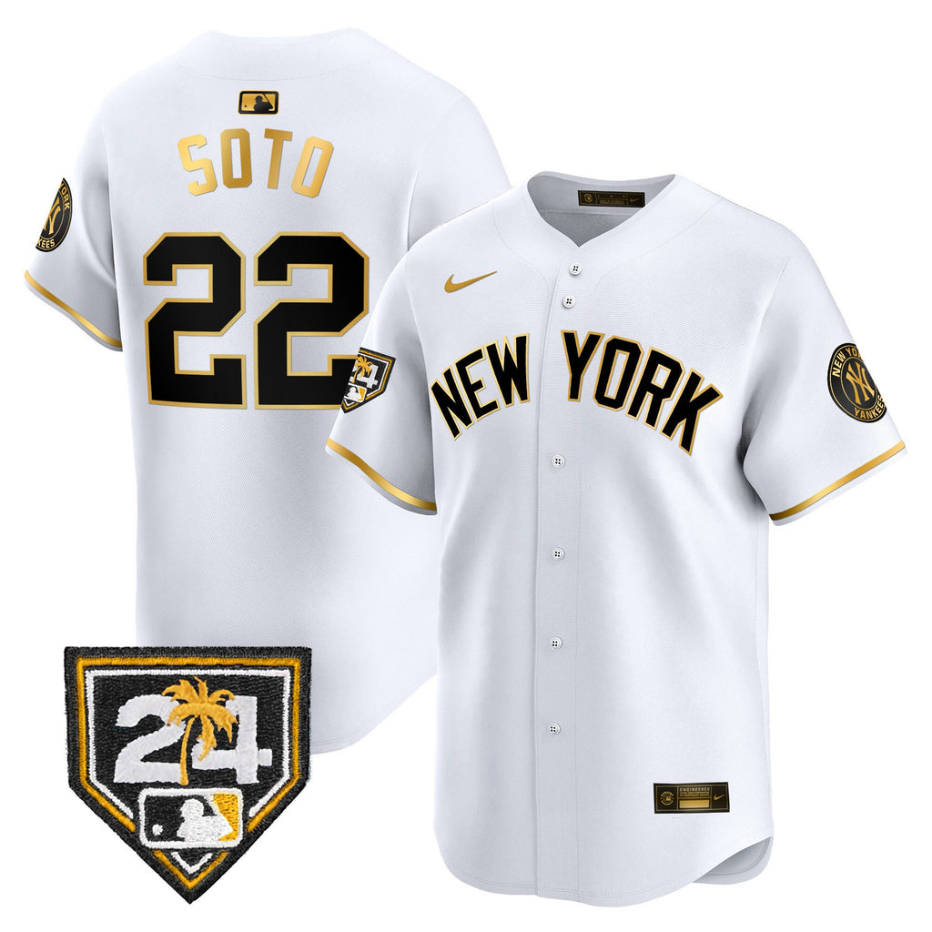 Men’s New York 2024 Spring Training Patch Vapor Premier Limited Jersey V3