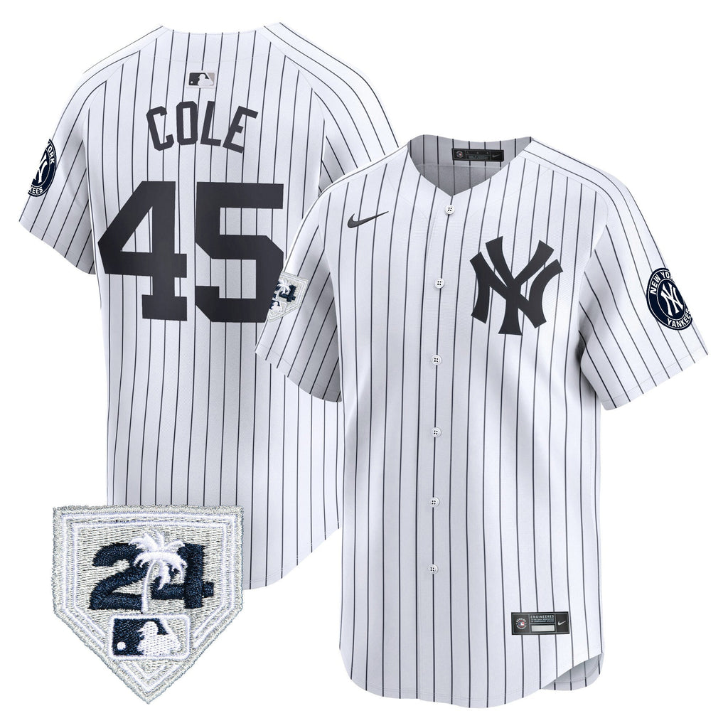 Men’s New York 2024 Spring Training Patch Vapor Premier Limited Jersey V3