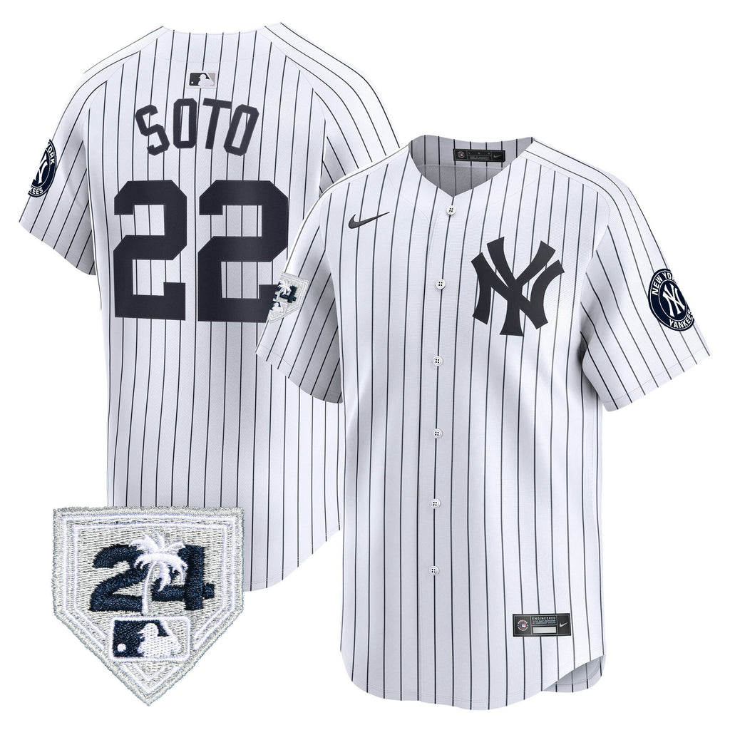Men’s New York 2024 Spring Training Patch Vapor Premier Limited Jersey V3