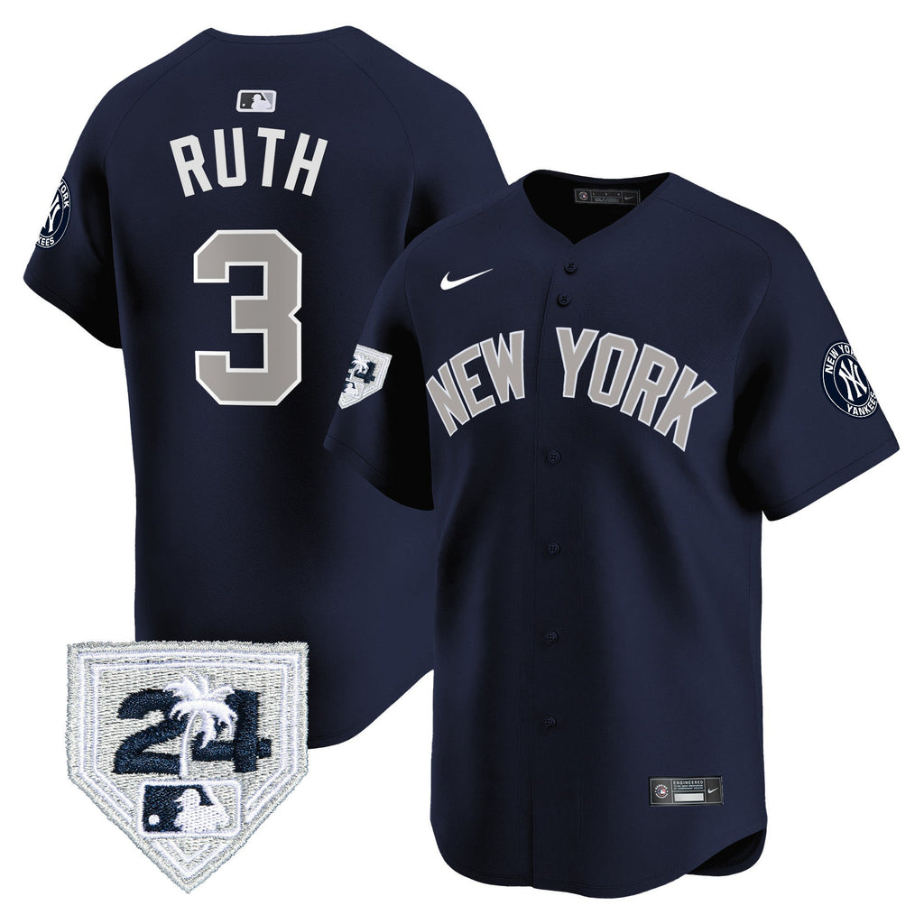 Men’s New York 2024 Spring Training Patch Vapor Premier Limited Jersey V3
