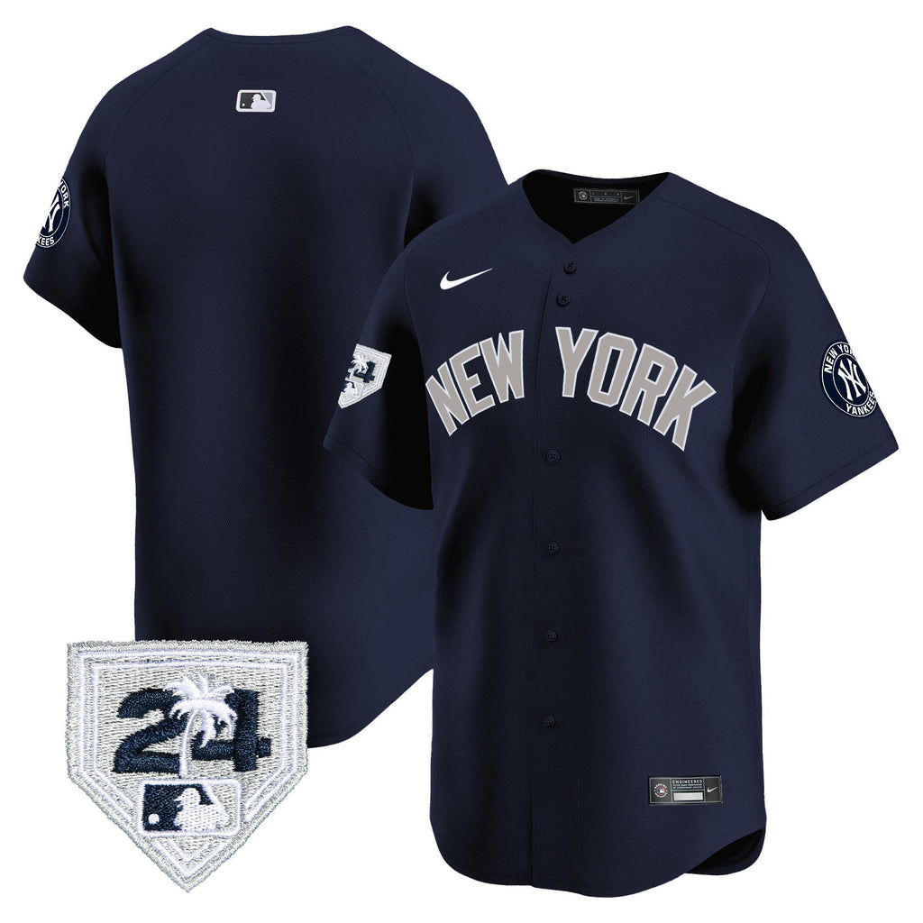 Men’s New York 2024 Spring Training Patch Vapor Premier Limited Jersey V3
