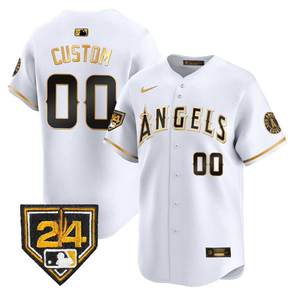 Los Angeles 2024 Spring Training Patch Vapor Premier Limited Custom Jersey