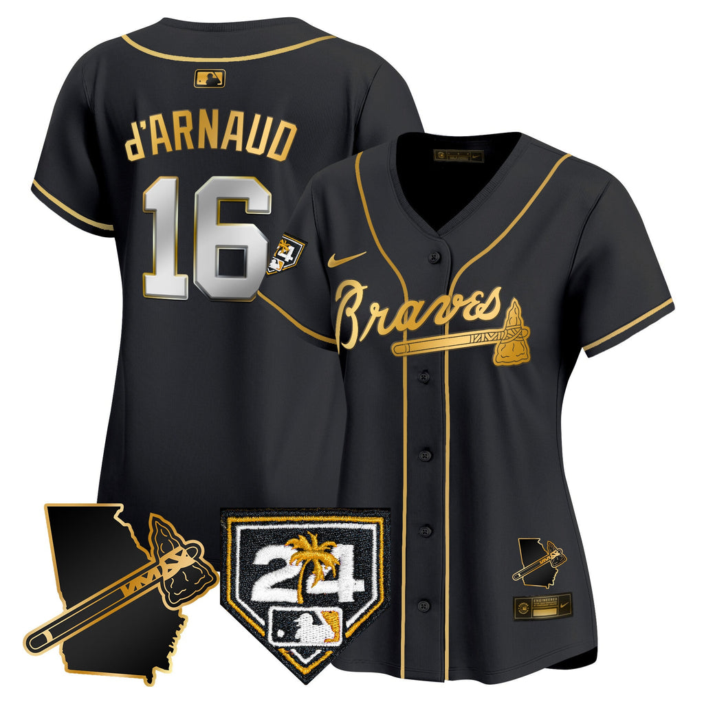 Women’s Atlanta 2024 Spring Training & Georgia Patch Vapor Premier Limited Jersey