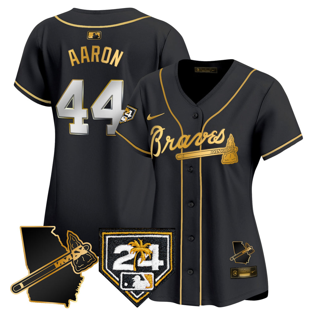 Women’s Atlanta 2024 Spring Training & Georgia Patch Vapor Premier Limited Jersey