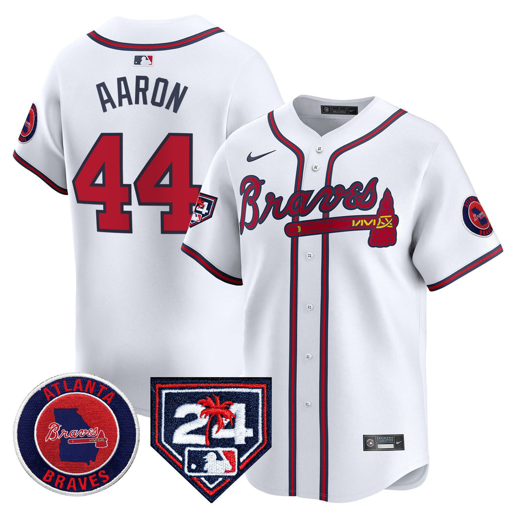 Men’s Atlanta 2024 Spring Training Patch Vapor Premier Limited Jersey