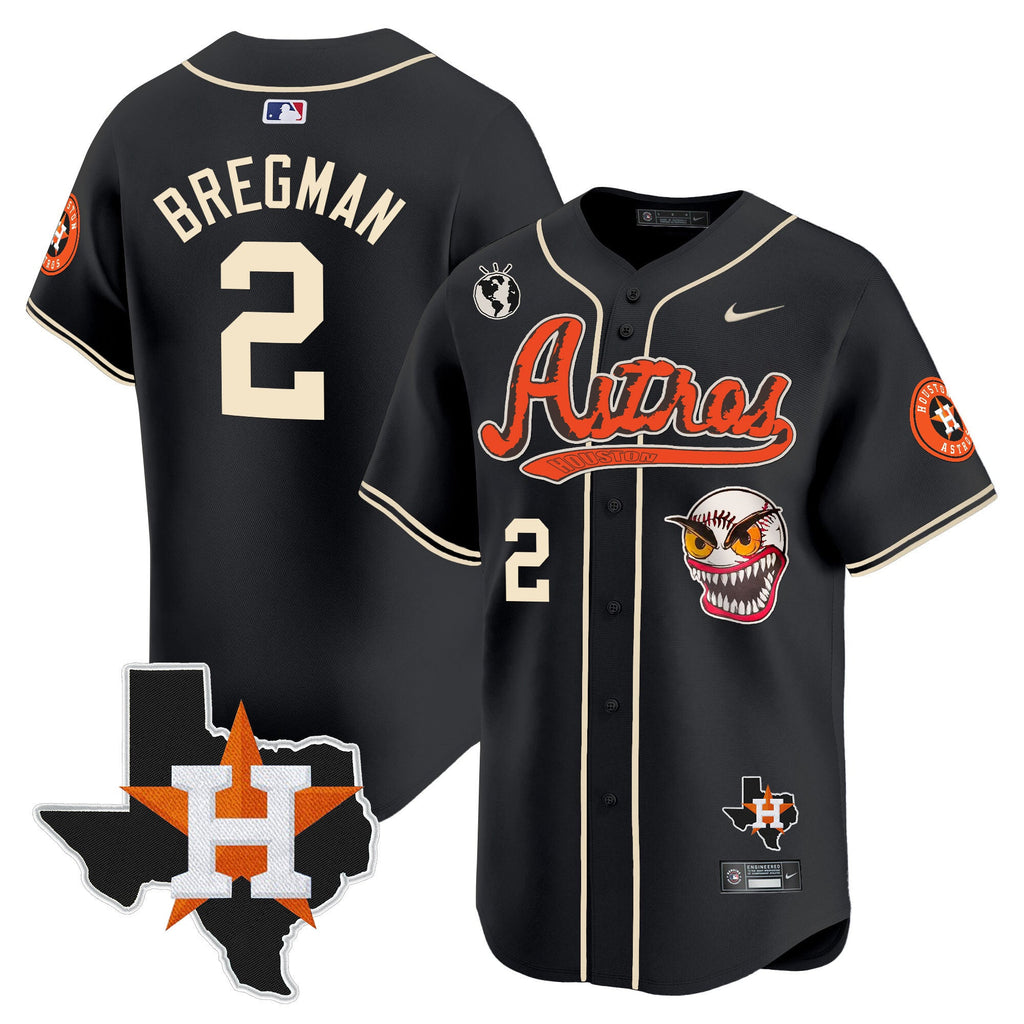 Men’s Houston Cactus Jack Style Vapor Premier Limited Jersey V2 – Stitched