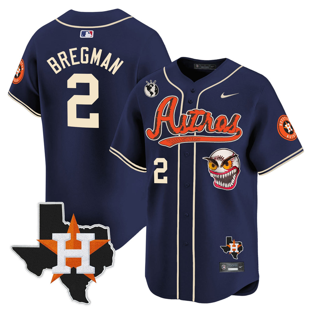 Men’s Houston Cactus Jack Style Vapor Premier Limited Jersey V2 – Stitched