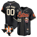 Houston Cactus Jack Style Vapor Premier Limited Custom Jersey V2 – Stitched