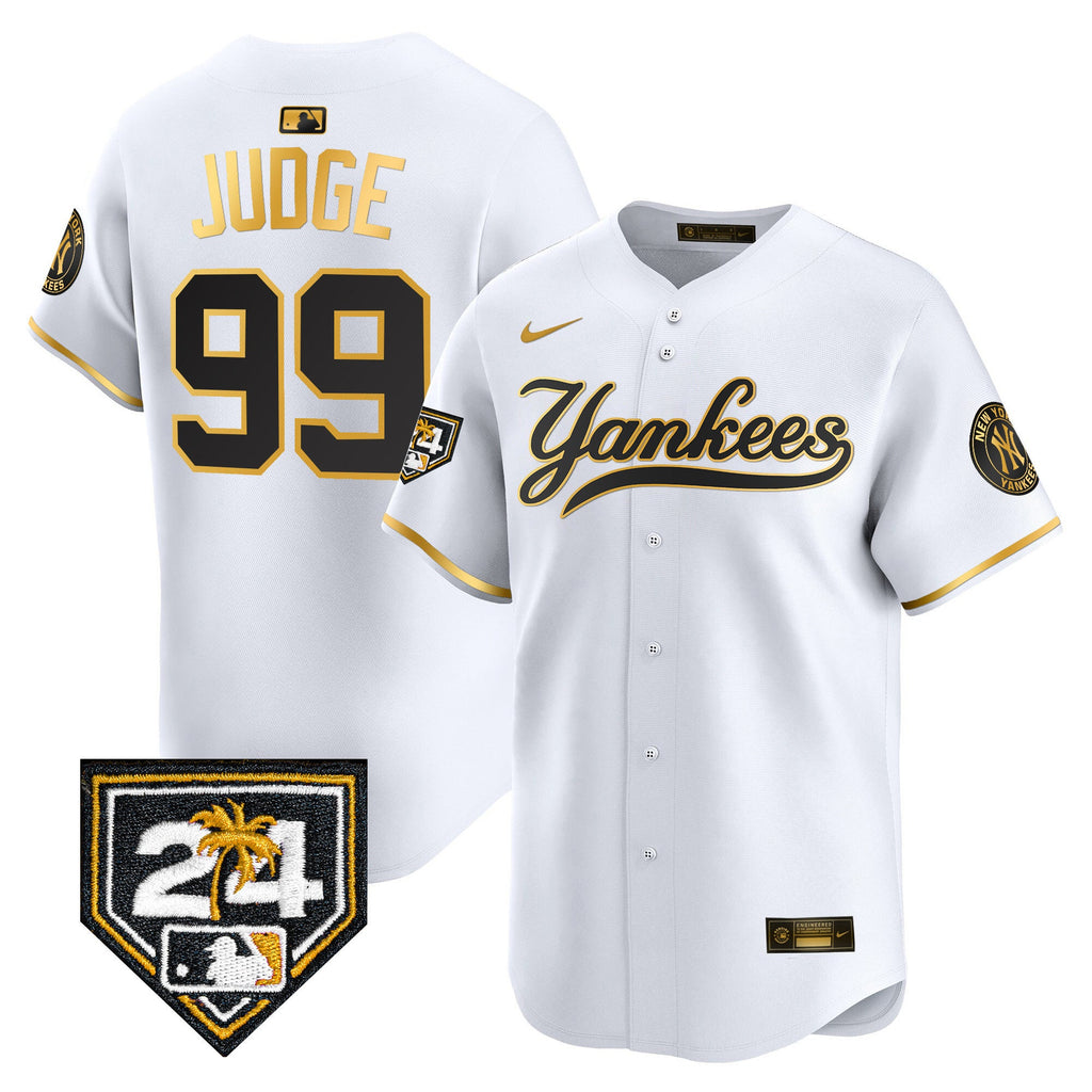 Men’s New York 2024 Spring Training Patch Vapor Premier Limited Jersey V6