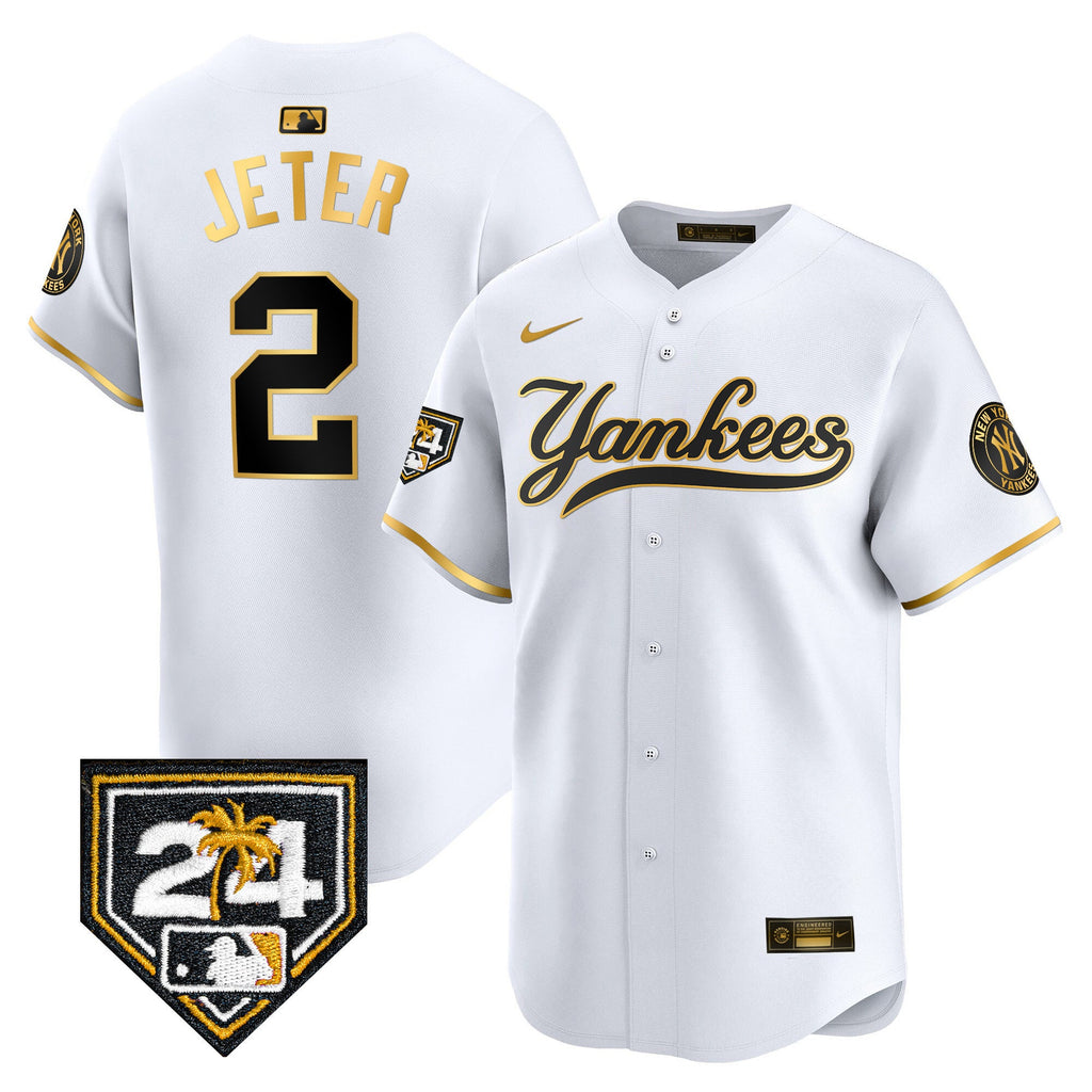 Men’s New York 2024 Spring Training Patch Vapor Premier Limited Jersey V6