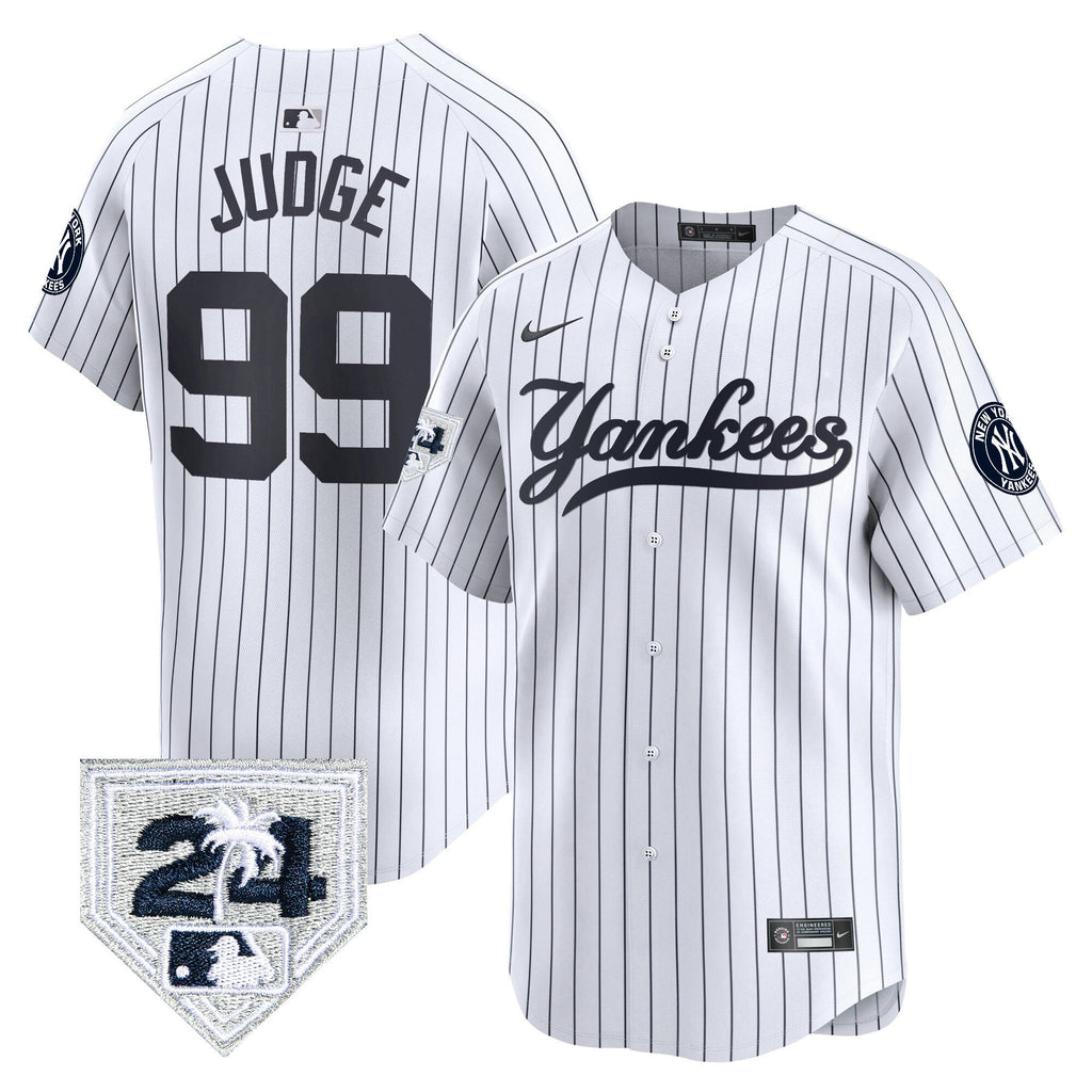 Men’s New York 2024 Spring Training Patch Vapor Premier Limited Jersey V6