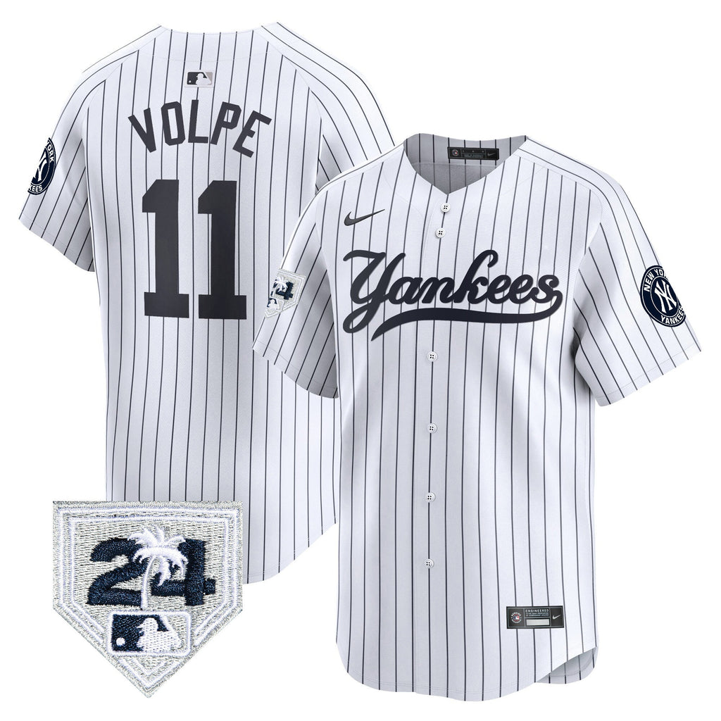 Men’s New York 2024 Spring Training Patch Vapor Premier Limited Jersey V6