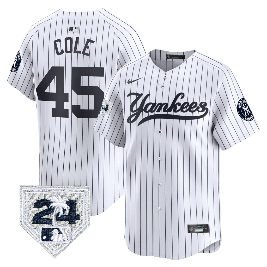 Men’s New York 2024 Spring Training Patch Vapor Premier Limited Jersey V6