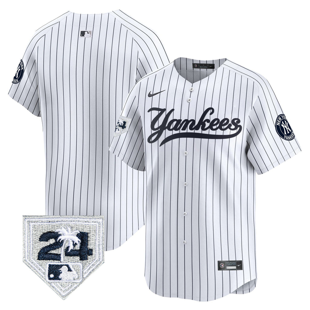 Men’s New York 2024 Spring Training Patch Vapor Premier Limited Jersey V6