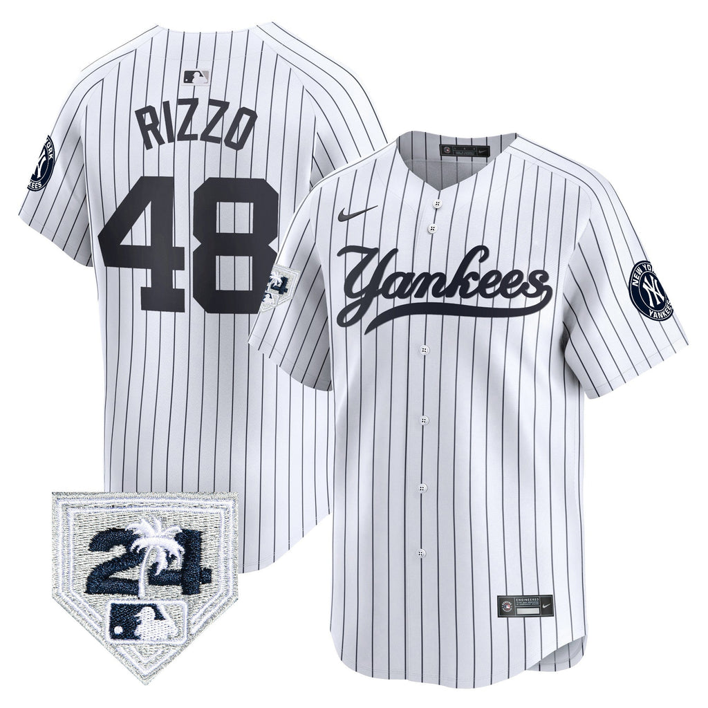 Men’s New York 2024 Spring Training Patch Vapor Premier Limited Jersey V6