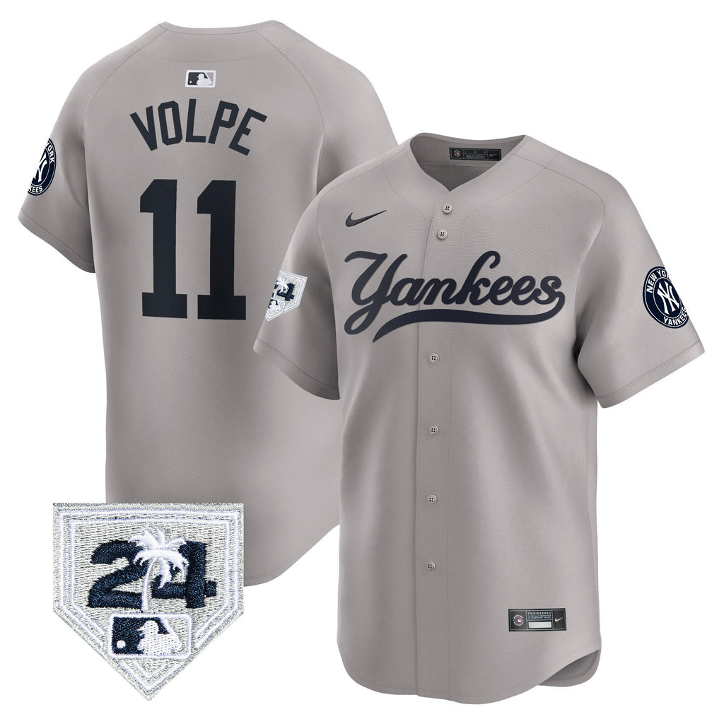 Men’s New York 2024 Spring Training Patch Vapor Premier Limited Jersey V6