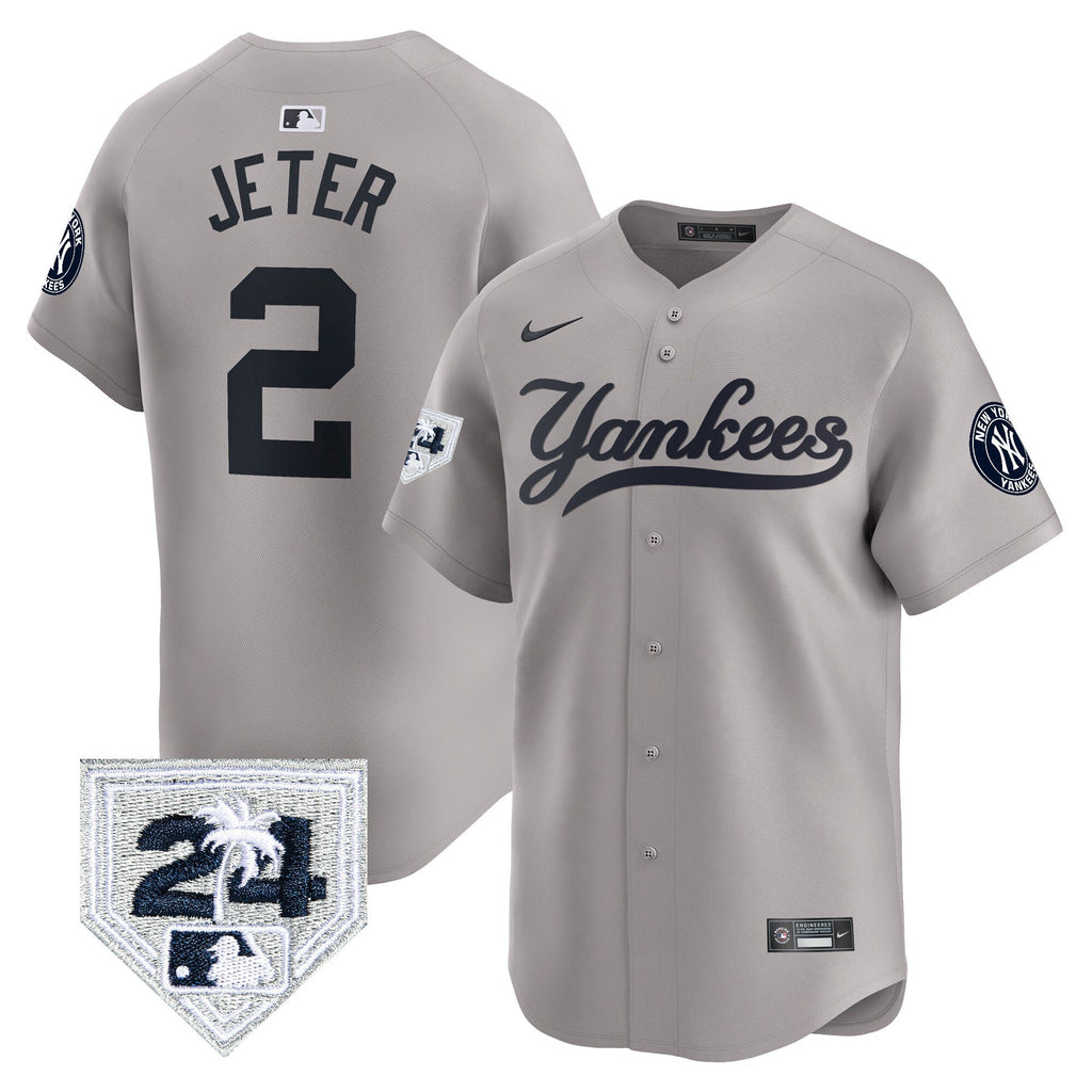 Men’s New York 2024 Spring Training Patch Vapor Premier Limited Jersey V6