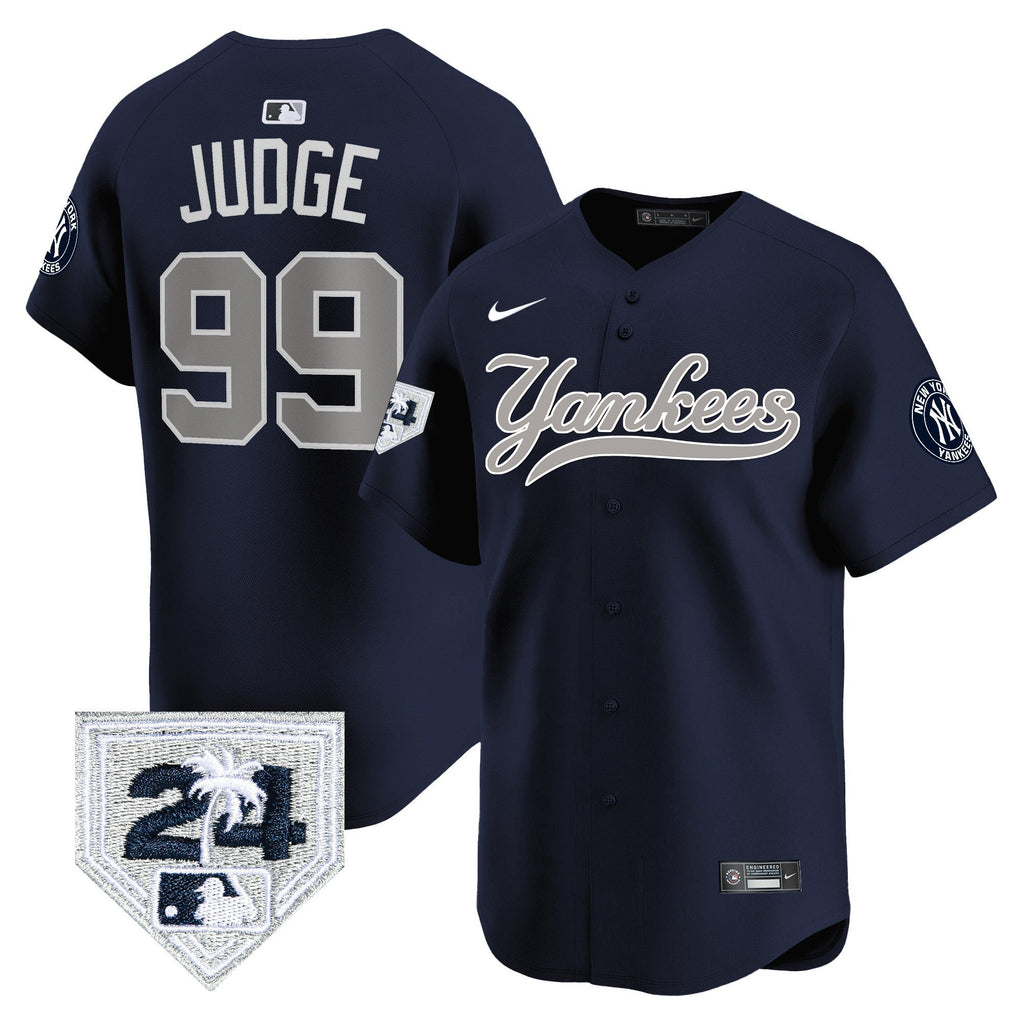 Men’s New York 2024 Spring Training Patch Vapor Premier Limited Jersey V6