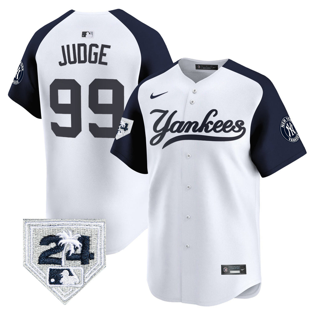 Men’s New York 2024 Spring Training Patch Vapor Premier Limited Jersey V6