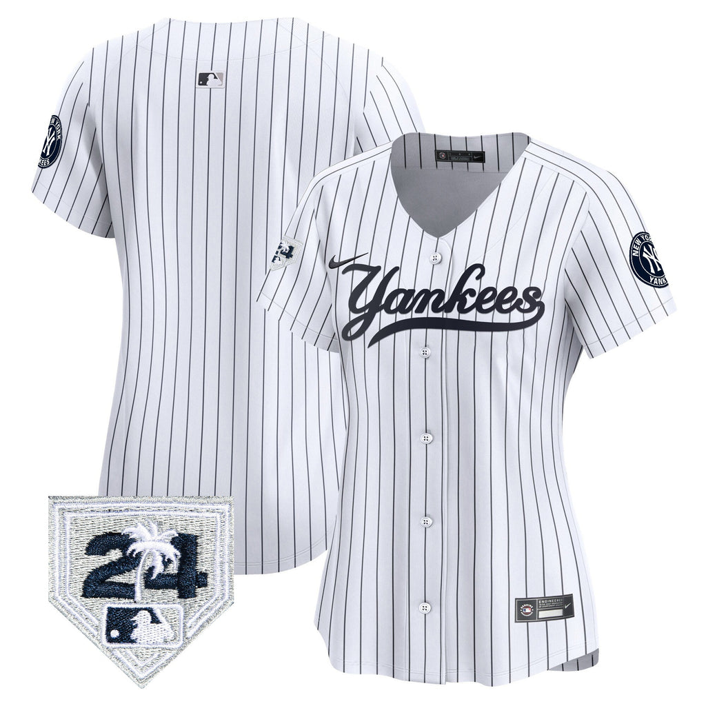 Women’s New York 2024 Spring Training Patch Vapor Premier Limited Jersey V6