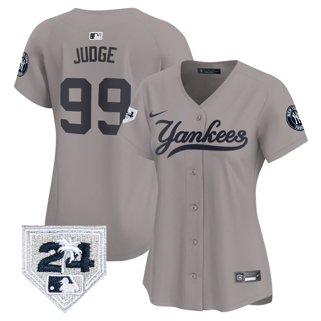 Women’s New York 2024 Spring Training Patch Vapor Premier Limited Jersey V6