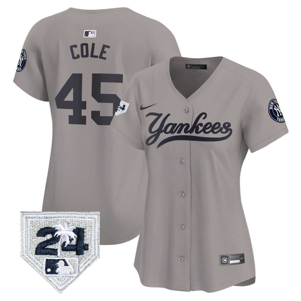 Women’s New York 2024 Spring Training Patch Vapor Premier Limited Jersey V6