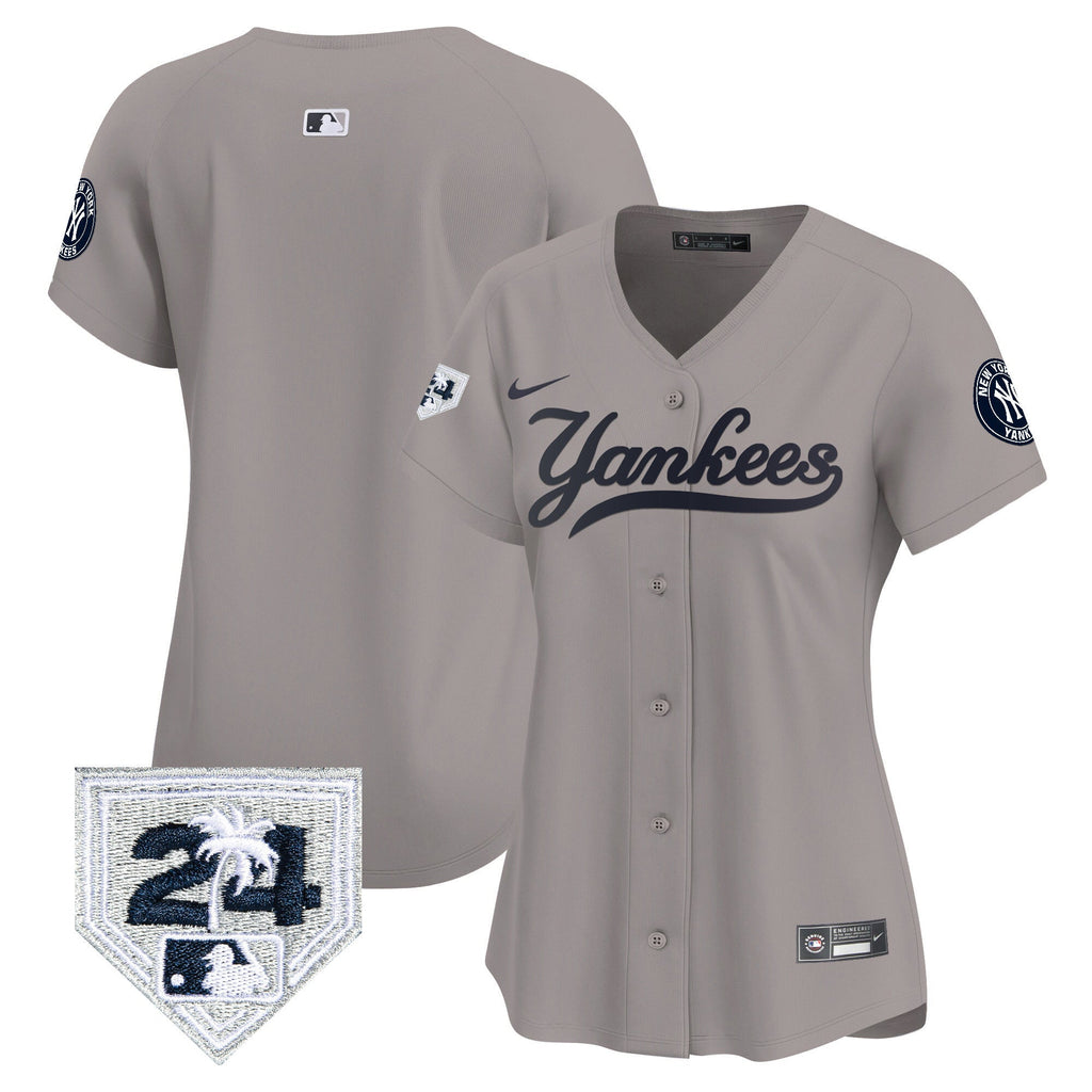 Women’s New York 2024 Spring Training Patch Vapor Premier Limited Jersey V6