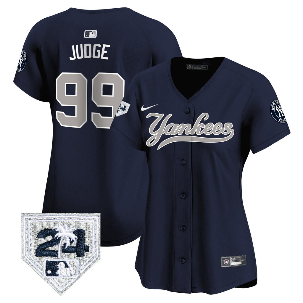 Women’s New York 2024 Spring Training Patch Vapor Premier Limited Jersey V6