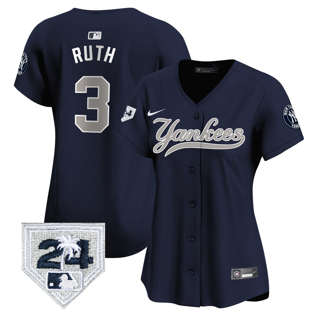 Women’s New York 2024 Spring Training Patch Vapor Premier Limited Jersey V6