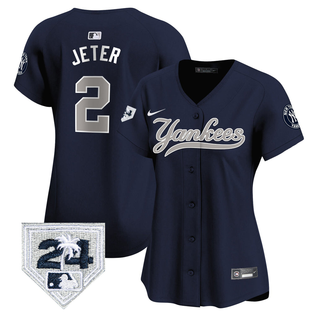 Women’s New York 2024 Spring Training Patch Vapor Premier Limited Jersey V6