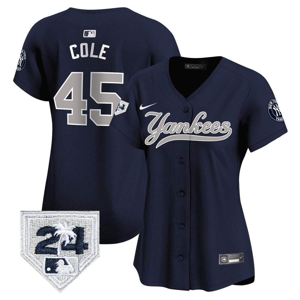 Women’s New York 2024 Spring Training Patch Vapor Premier Limited Jersey V6